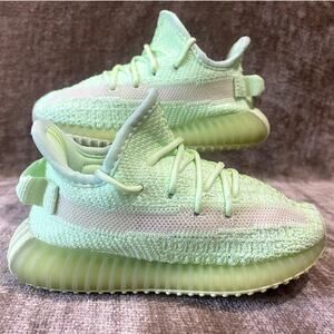 Adidas Yeezy Boost 350 V2 Glow Toddler 9K Sneakers Kids 2019 Kanye West